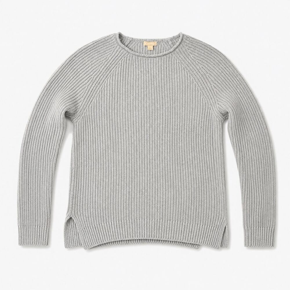 Gap Designed & Crafted Light Blue Ribbed Knit Sweater